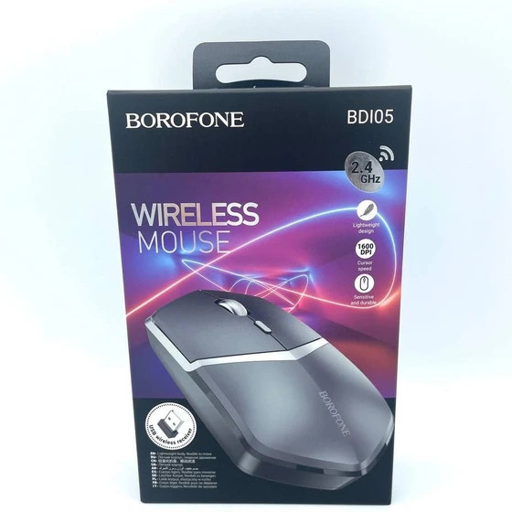 ماوس بی سیم بروفون مدل BOROFONE BDI05(ضمانت اصل بودن کالا)