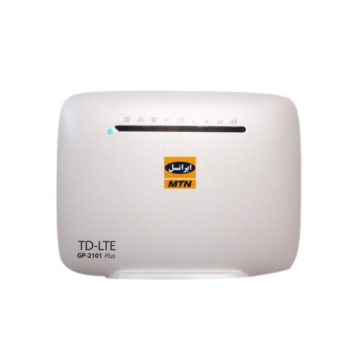 مودم TD-LTE ایرانسل مدل GP-2101 plus به همراه 480 گیگابایت اینترنت یک ساله و 135 گیگابایت اینترنت 6 ماهه و 2 عدد سیم کارت دائمی طلایی