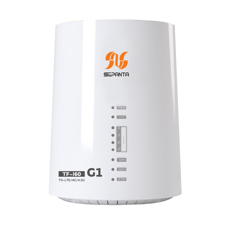 مودم 4G/TD-LTE سپنتا مدل TF-i60 G1به همراه سیمکارت و 500 گیگابایت اینترنت شش ماهه