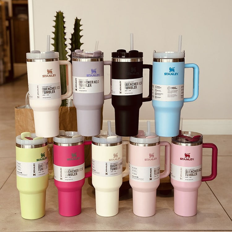 تراول ماگ استنلی مدل Quencher H2.O Tumbler دسته دار 1.18 لیتر