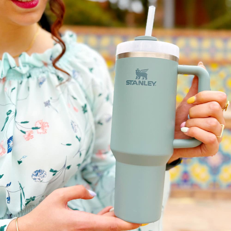 تراول ماگ استنلی مدل Quencher H2.O Tumbler دسته دار 1.18 لیتر