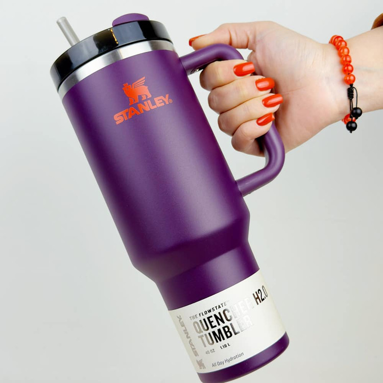 تراول ماگ استنلی مدل Quencher H2.O Tumbler دسته دار 1.18 لیتر