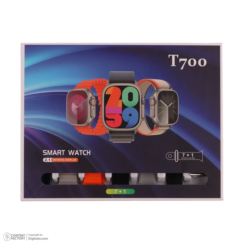 ساعت هوشمند 7 بند اولترا مدل T700